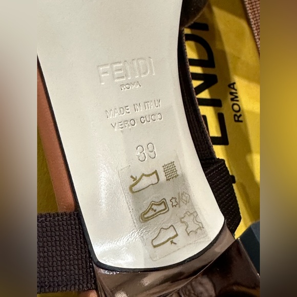 Fendi Colibri Mesh Slingback Pumps 55mm - Picture 8 of 11